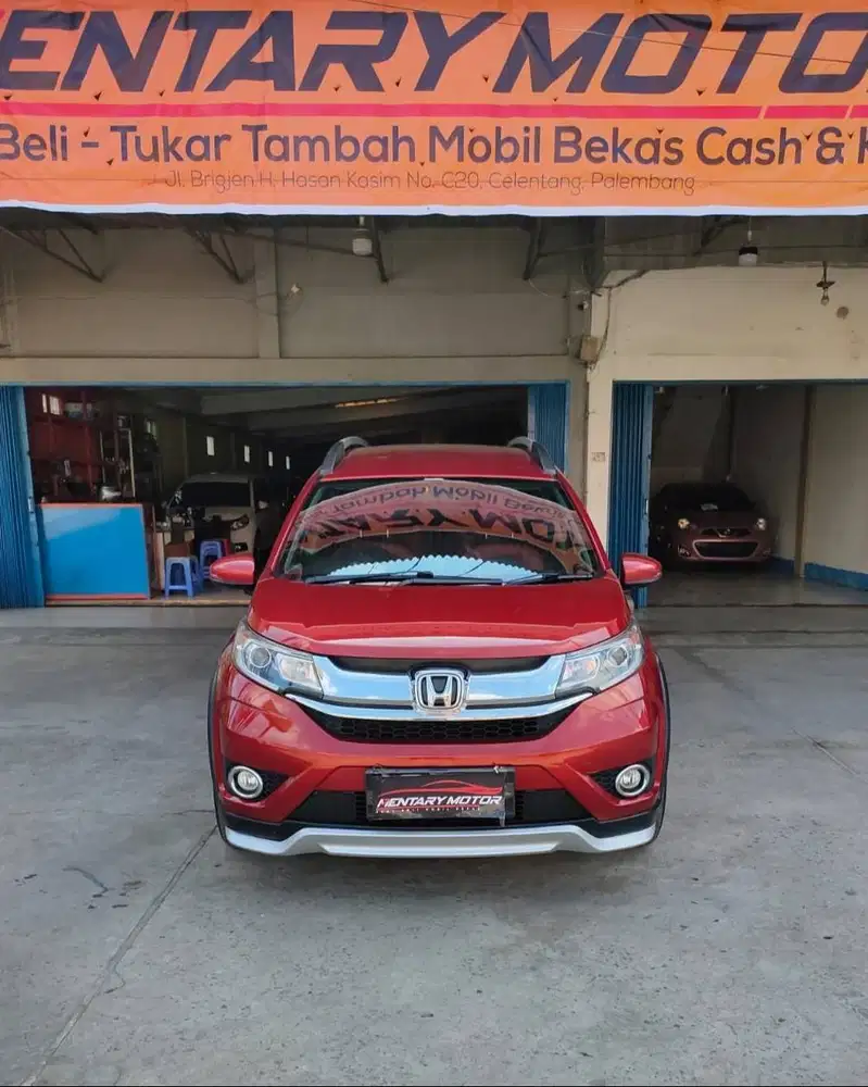 Honda BRV 1.5 E Prestige CVT Automatic 2017 BR-V Orange Bagus Keren OK