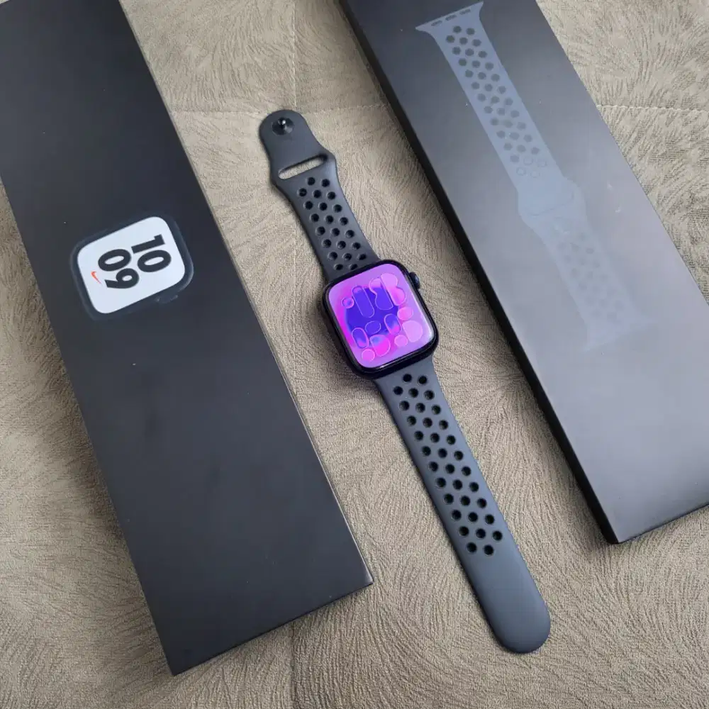 Apple Watch Seri 7 45mm Fullset Original