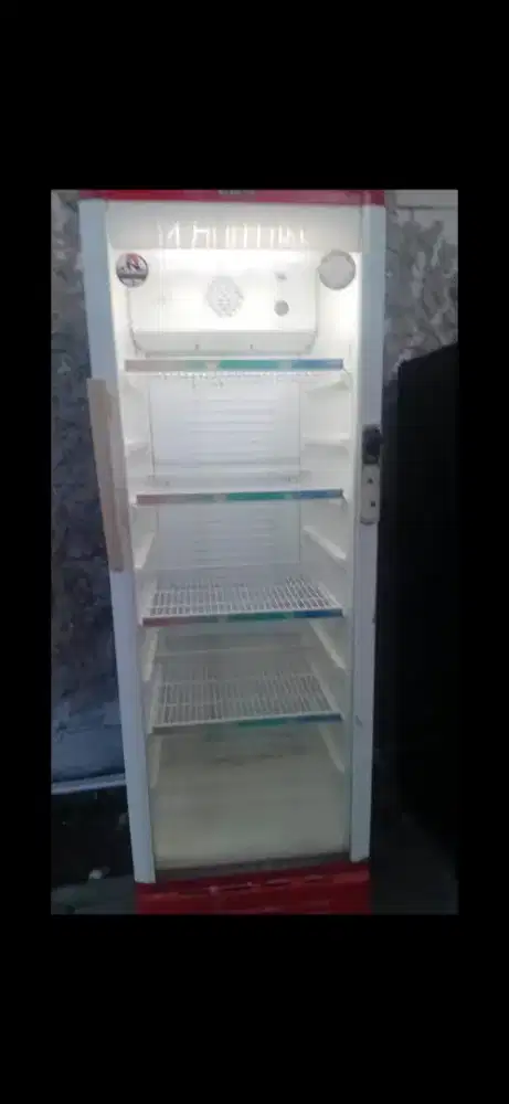 Jual showcase kulkas pendingin minuman ukuran tinggi 170 cm normal