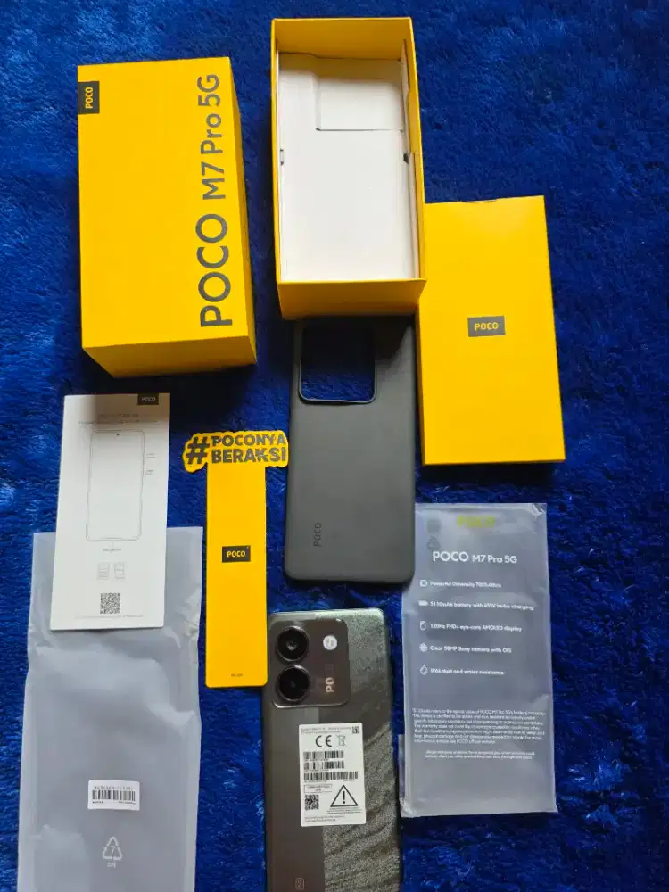 Xiaomi Poco M7 Pro 5G 8/256gb resmi Fullset Original no Minus