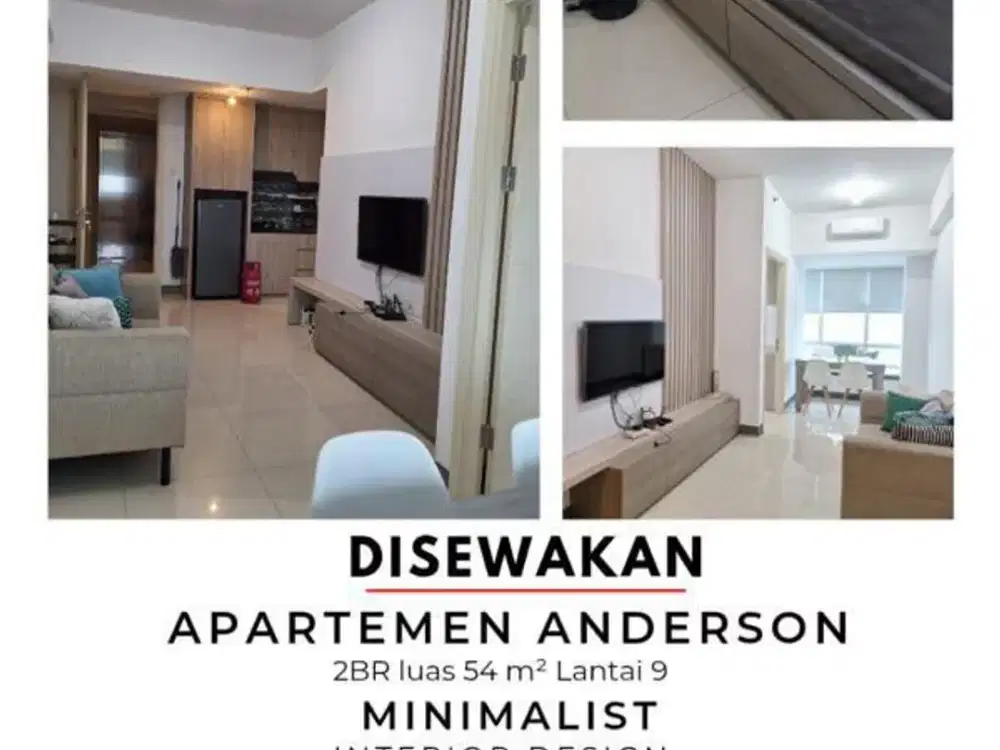 Nego! Sewa Anderson 2BR Pakuwon Mall Orchard Tanglin Benson Waterplace