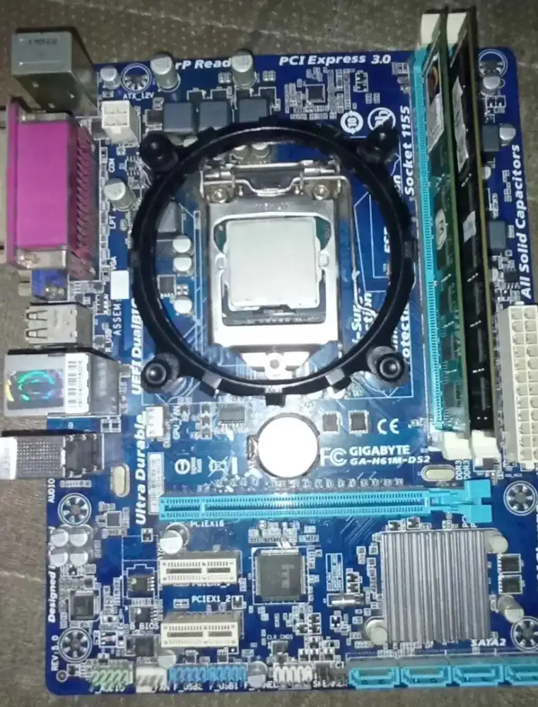 Mainboard +prosesor core i7