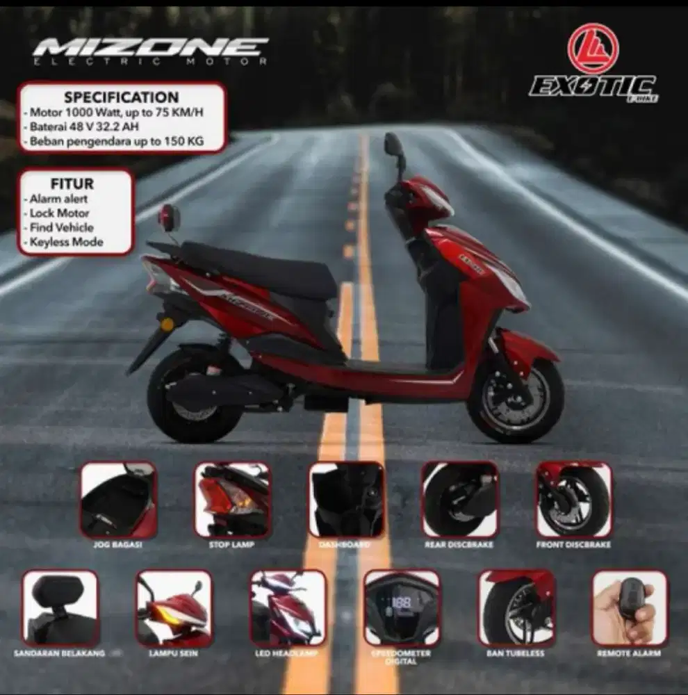 Motor Listrik Exotic Mizone
