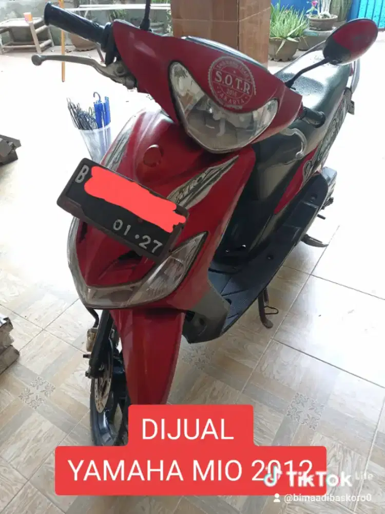 Yamaha Mio Smile 2012 - Mesin Normal Surat Lengkap Pajak Panjang