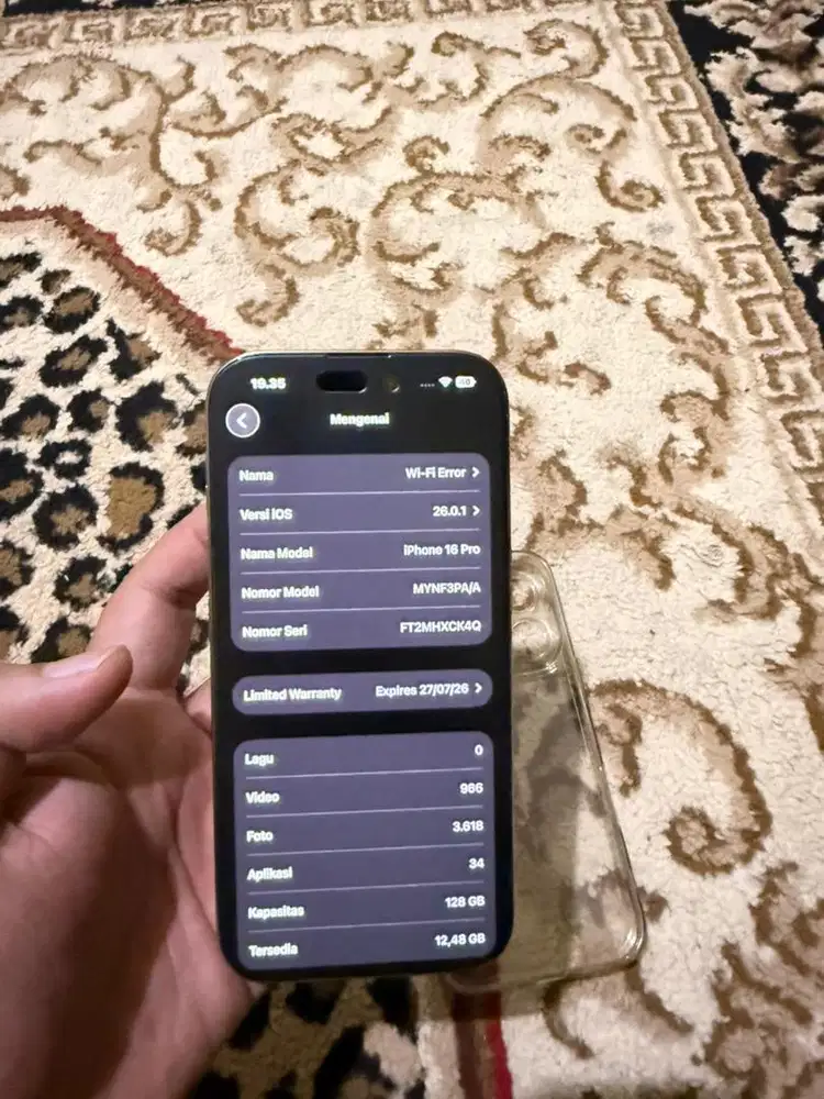 iPhone 16 pro 128gb iBox dessert