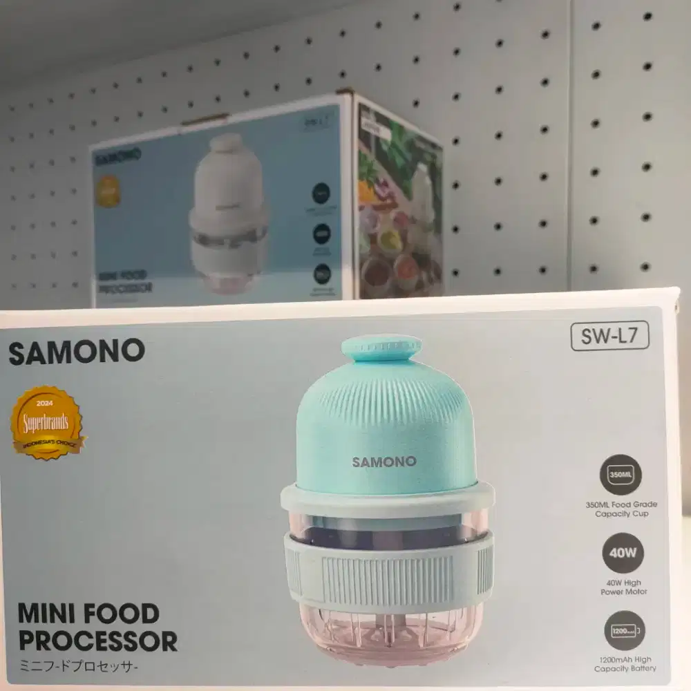 SAMONO Mini Food Processor Portable SW-L7 350ML