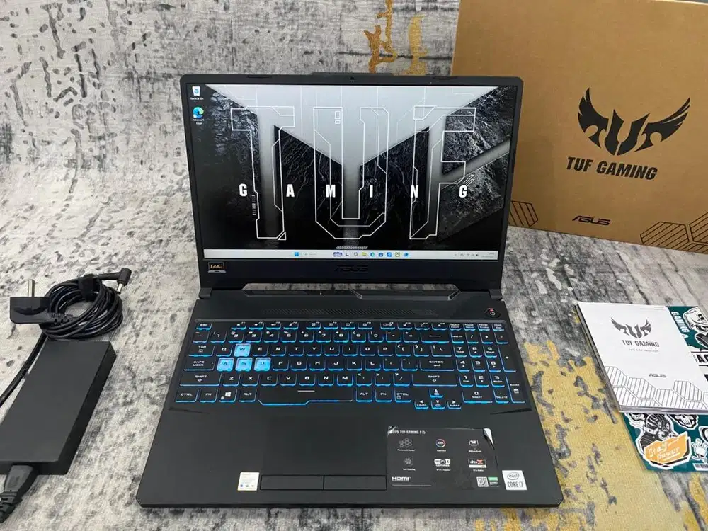 Asus Tuf F15 Core i5-10870H GTX 1650 4Gb GDDR6 16/512Gb 144Hz Fullset