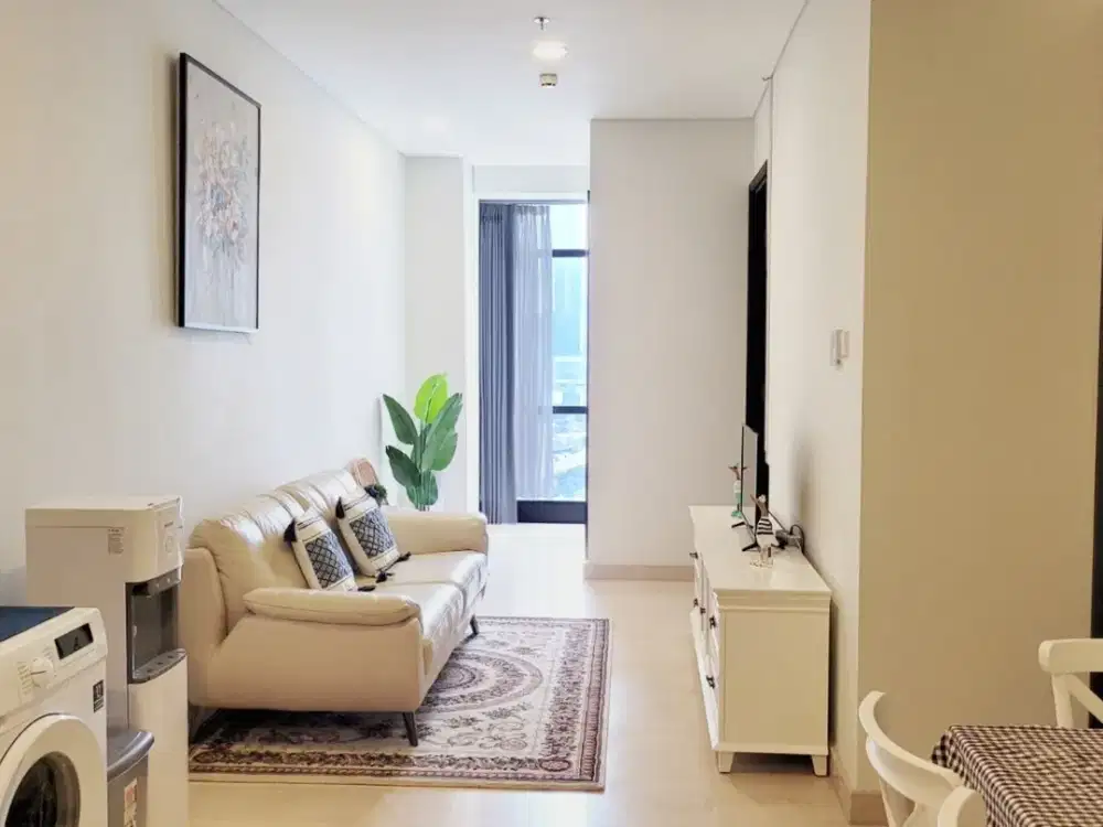 Di Sewakan Apartement Sudirman Suites, Tipe 2BR, 1BT, Full Furnished
