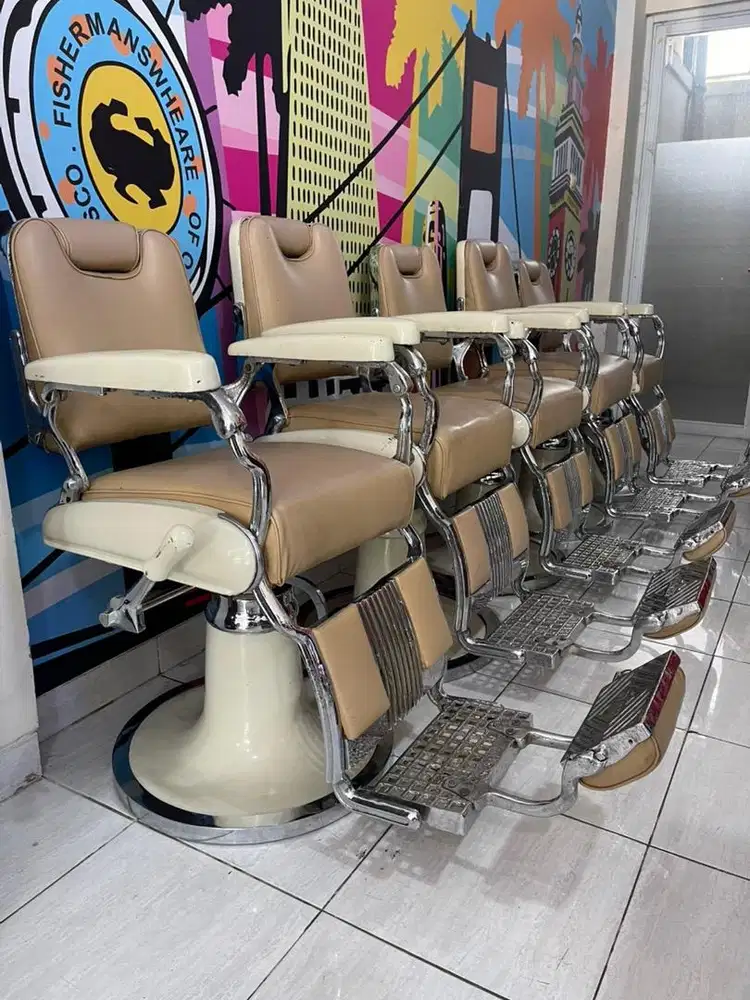 Kursi barbershop bekas TAKARA classic second bangku pangkas salon