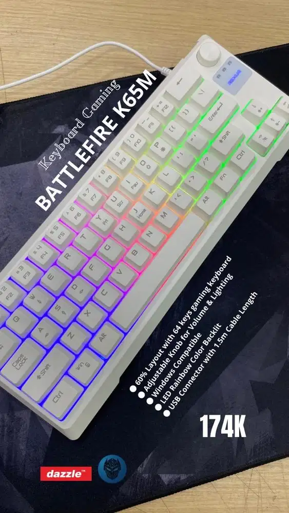 Keyboard rexus K65M