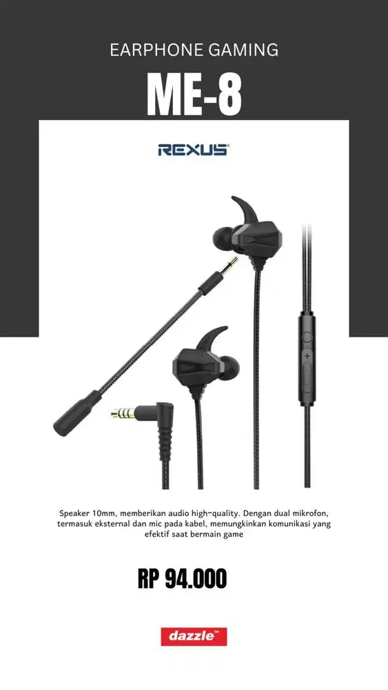 Headset rexus Me-8