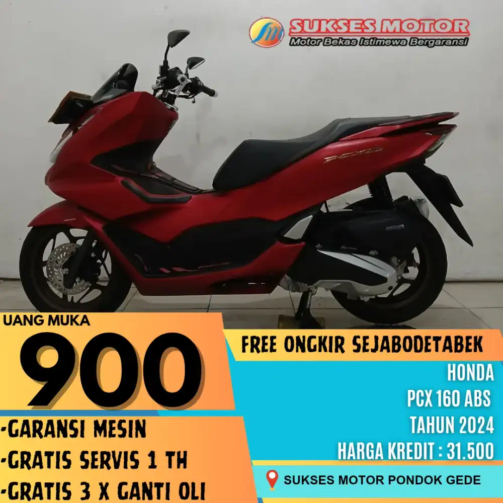 DP 900 RIBU SYARAT KTP KK HONDA PCX 160 ABS TAHUN 2024