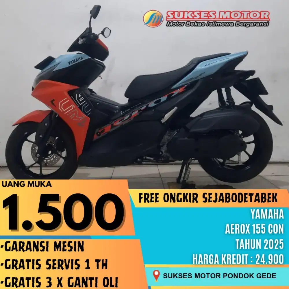FREE OLI 3 KALI YAMAHA AEROX 155 C TAHUN 2025