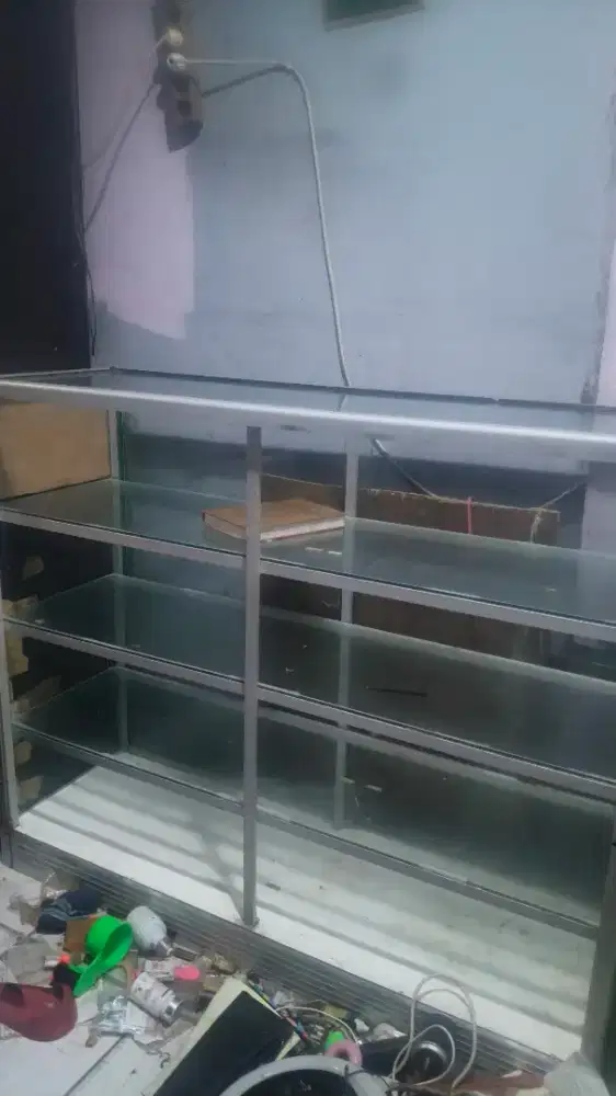 Jual etalase bekas ukuran 120