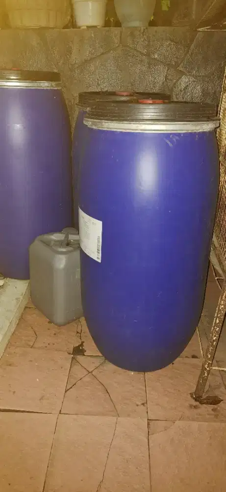 Drum Plastik Tebal + Tutup