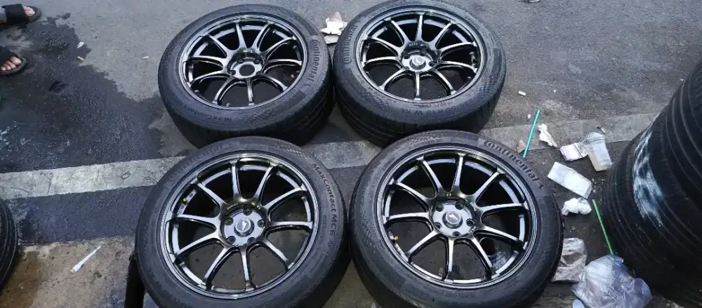 Dijual Velg Ban Ring 18 lebar 8,5 lubang PCD 5 ×114 Nik ban 2022