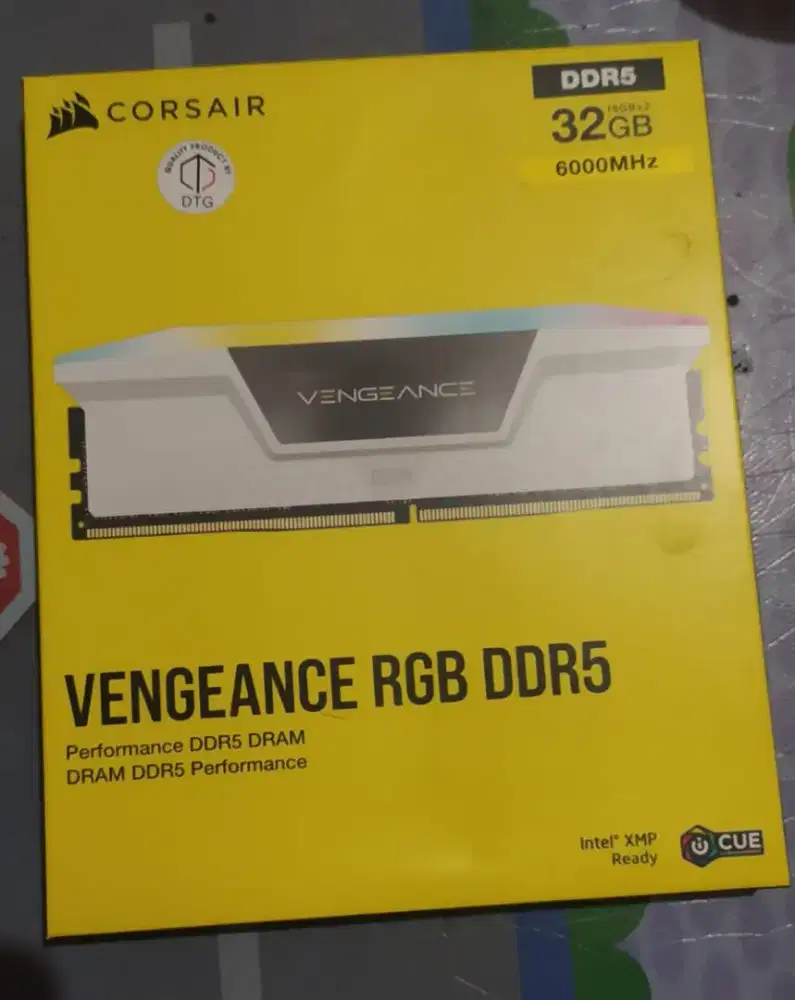 Ram 32gb corsair 2x16 ddr5 rgb 6000mhz