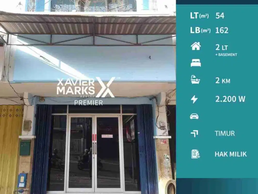 DISEWAKAN RUKO SIAP PAKAI DI POROS JALAN BONDOWOSO, MALANG KOTA