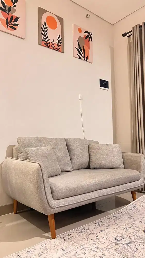 Sofa mulus baru 1 tahun pakai, BOLEH NEGO