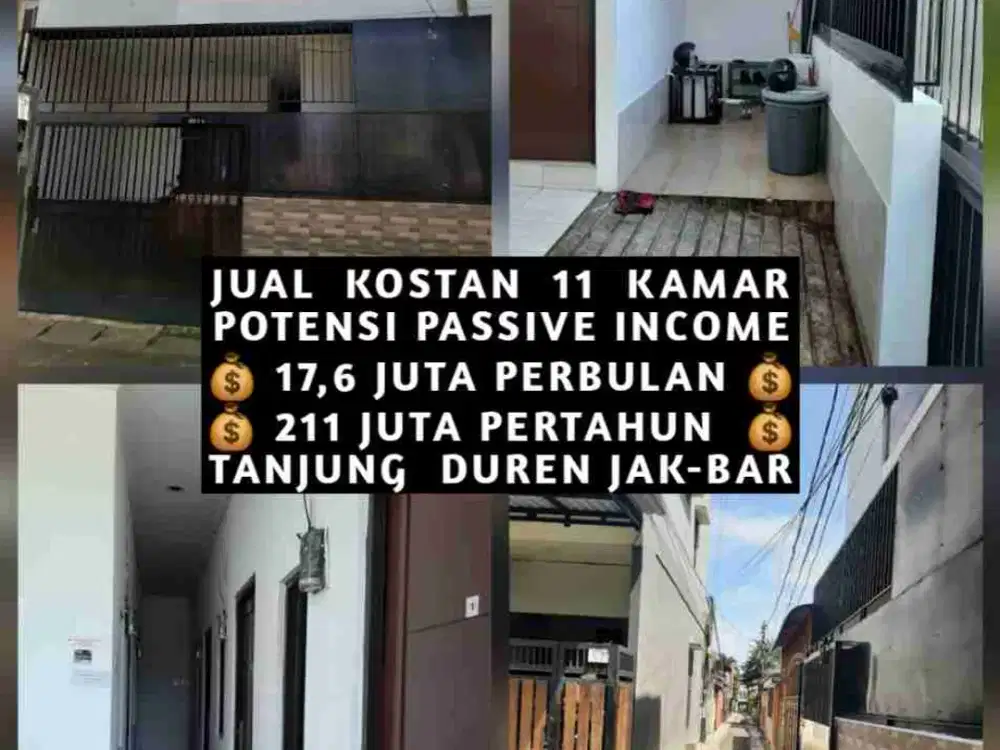 JUAL KOST KOSAN TANJUNG DUREN JAKARTA BARAT