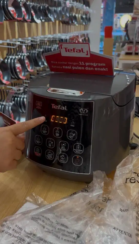Tefal Rice Cooker Digital / Penanak Nasi / Magic Com / RK736