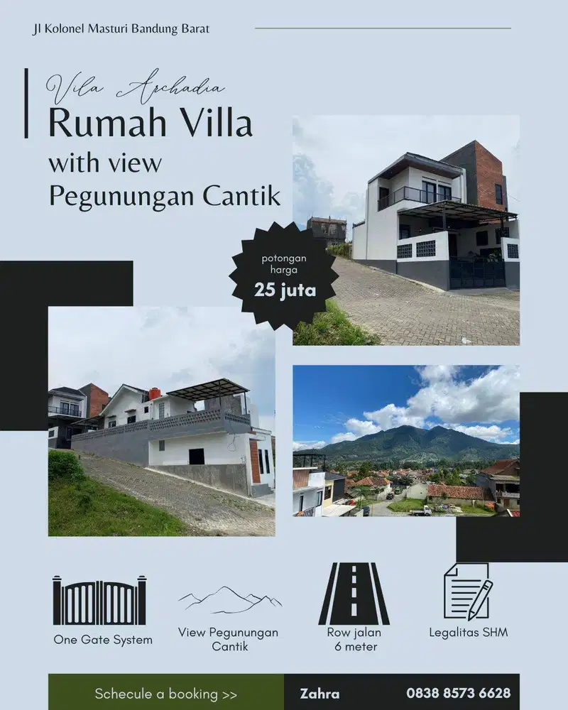 RUMAH CLUSTER MINIMALIS PREMIUM