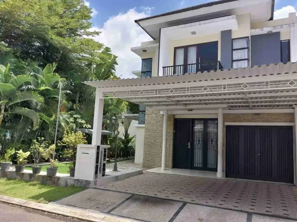 Rumah hoek di Asera Onesouth Harapan Indah Bekasi