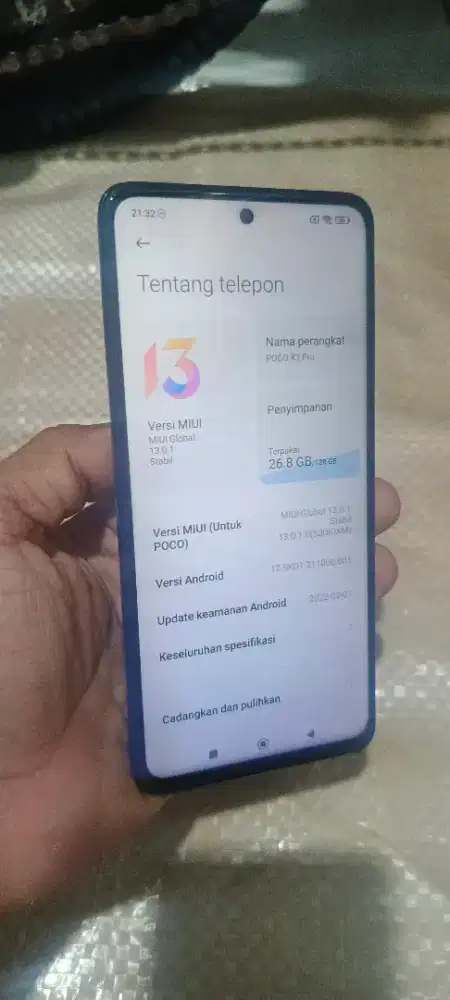 Poco X3 Pro NFC Ram 6+2/128 Jaringan 4G LTE Mesin Normal Jaya
