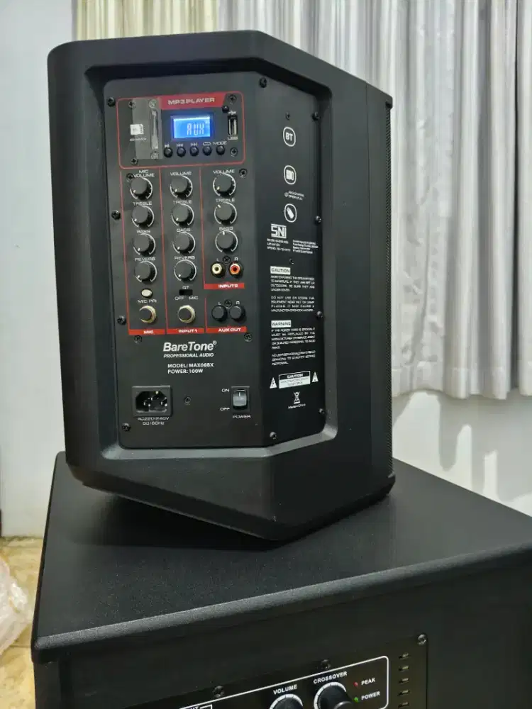 Speaker spiker portable Baretone MAX08BX