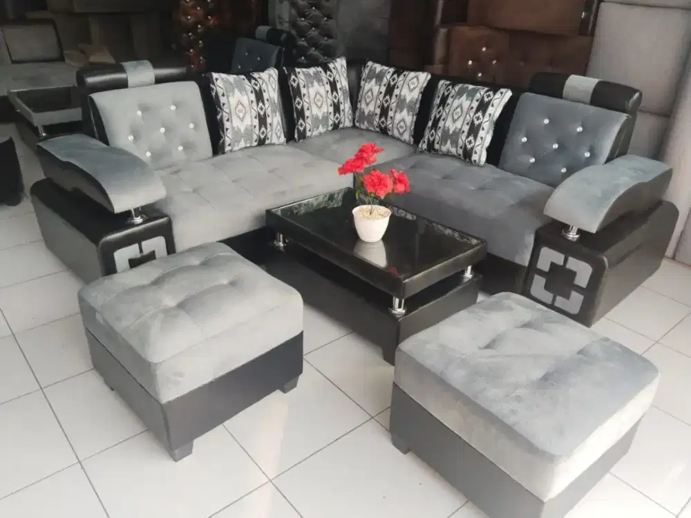 Sofa minimalis + 2 fub