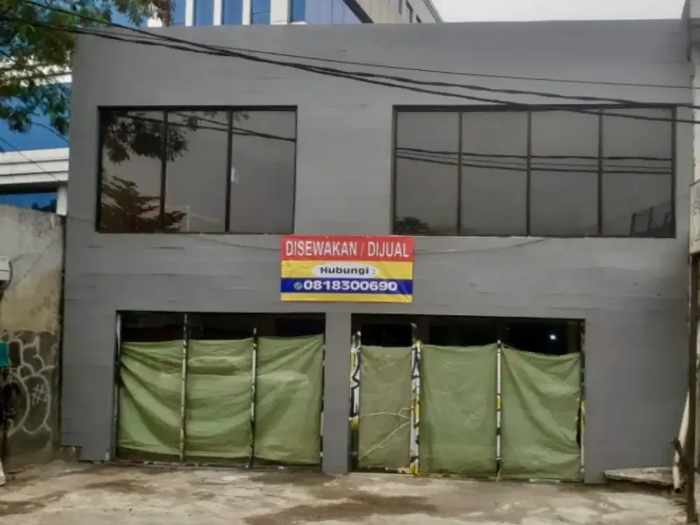 Dijual / Disewa Ruang Usaha 2 Lantai Pinggir Jalan Raya TB Simatupang