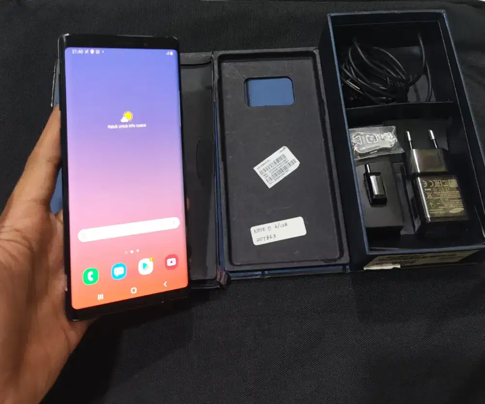 Samsung Note 9 Ram 6/128gb fullset