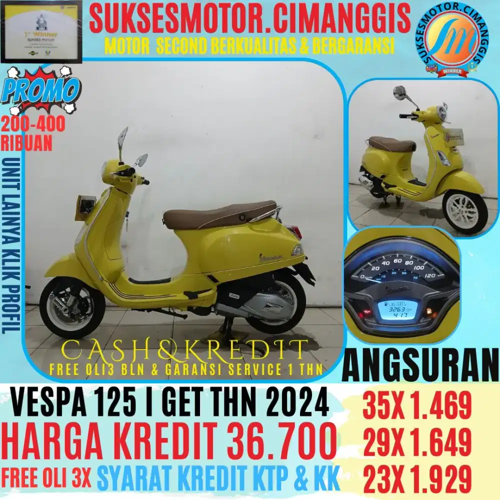 PROMO VESPA LX 125 I GET CASHBACK UPTO 700RIBUAN FREE OLI 3 BLN