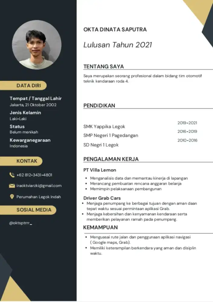 Mencari lowongan driver