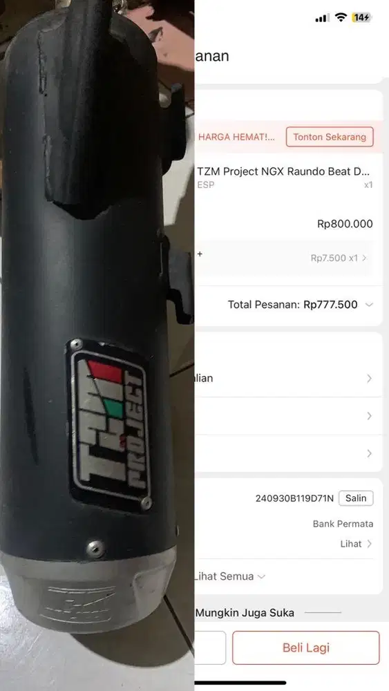KNALPOT TZM BEAT FI/Esp