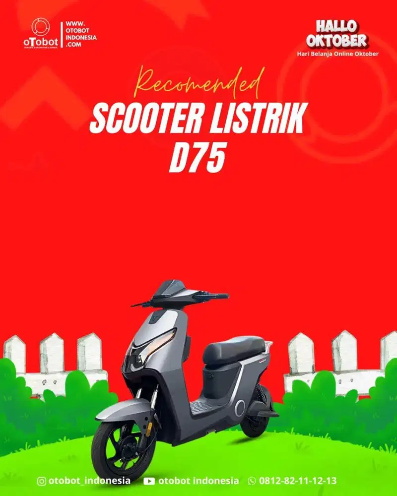 SEPEDA LISTRIK UWINFLY D75
