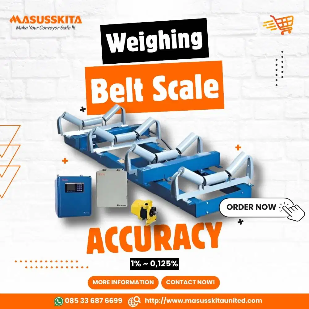 MASUSKITA UNITED - Belt Scale Single Idler 2 Load Cell