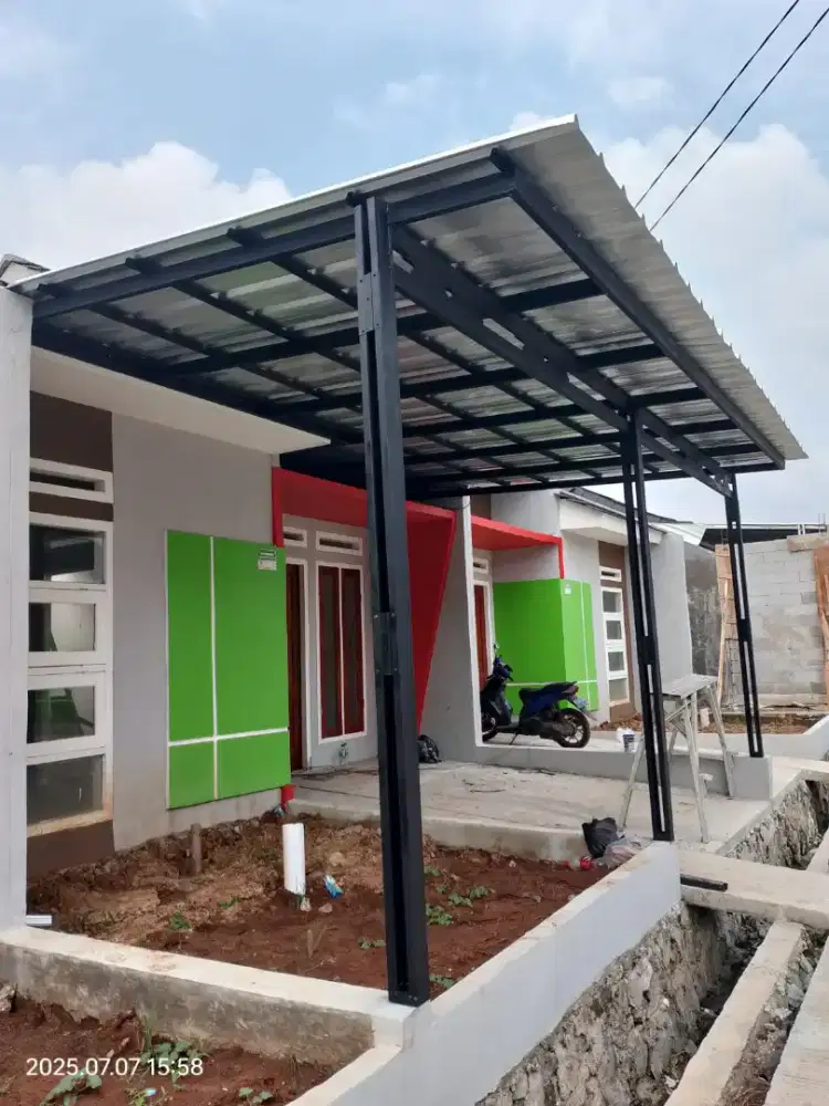 Kanopi baja ringan atap galvalum