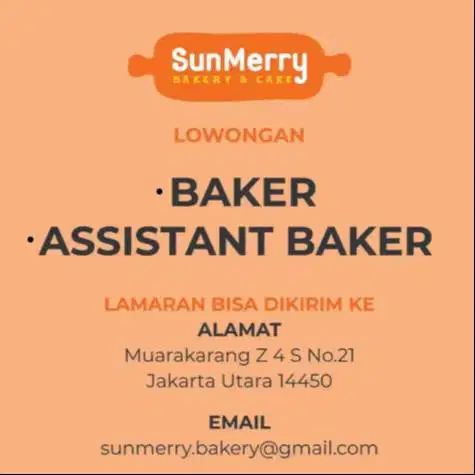 Dicari Baker & Assisten Baker / Tukang Roti