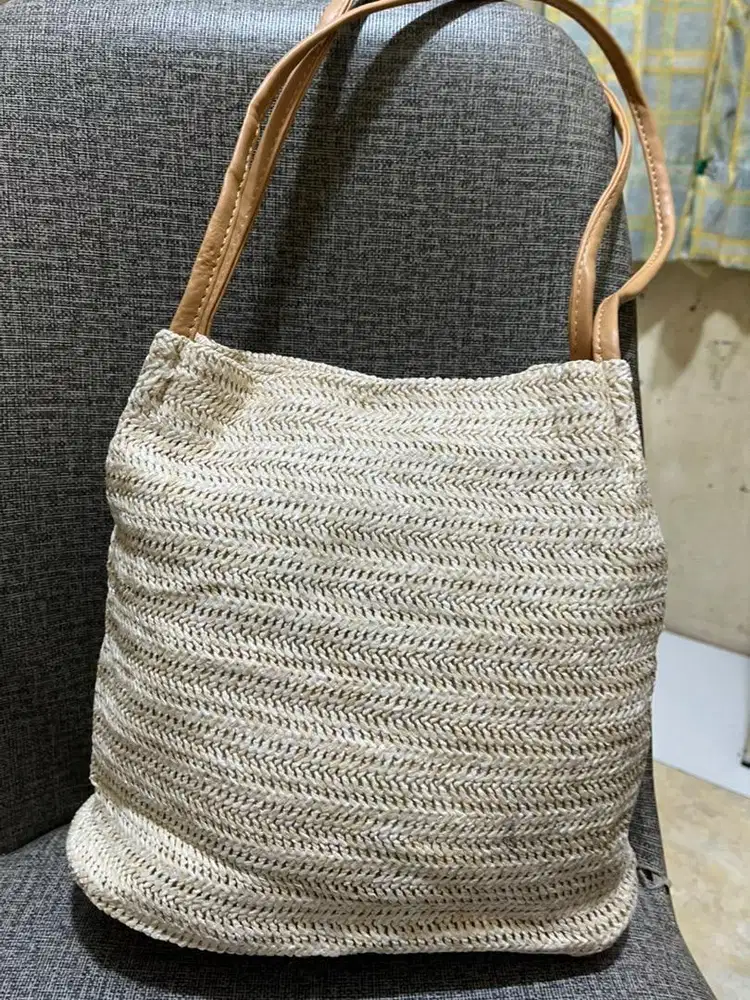 Tas rajut lucu coklat