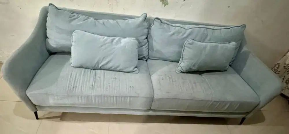 Sofa 3 seater blue