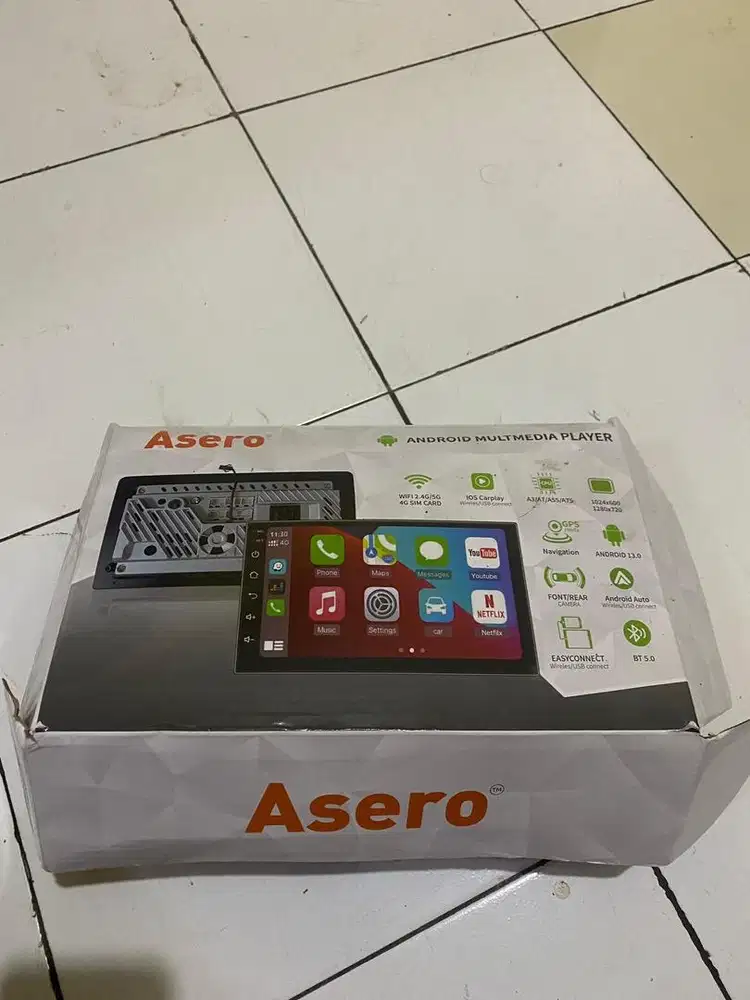 layar tv asero untuk sigra/ calya 7 inc