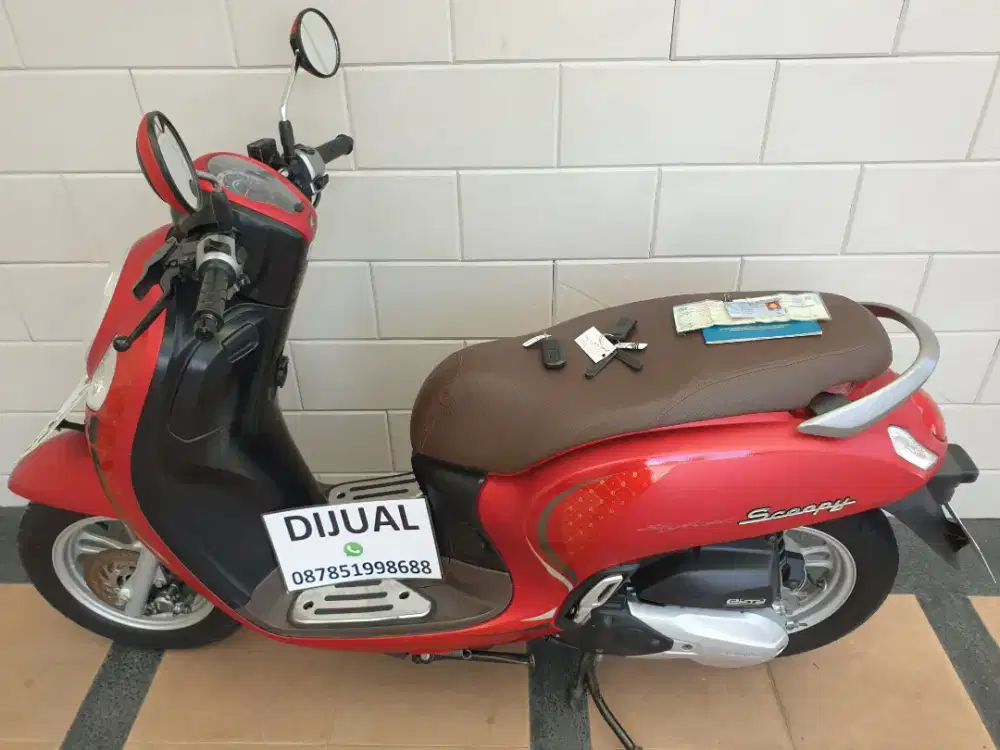 Km25rb Honda SCOOPY KEYLESS Tertinggi Th21 Akhir (L) SiapPakaiBUKTIKAN