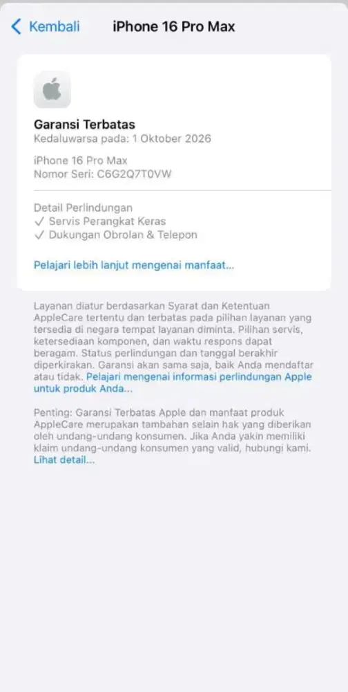 iphone 16 pro max 512gb ibox PA/a