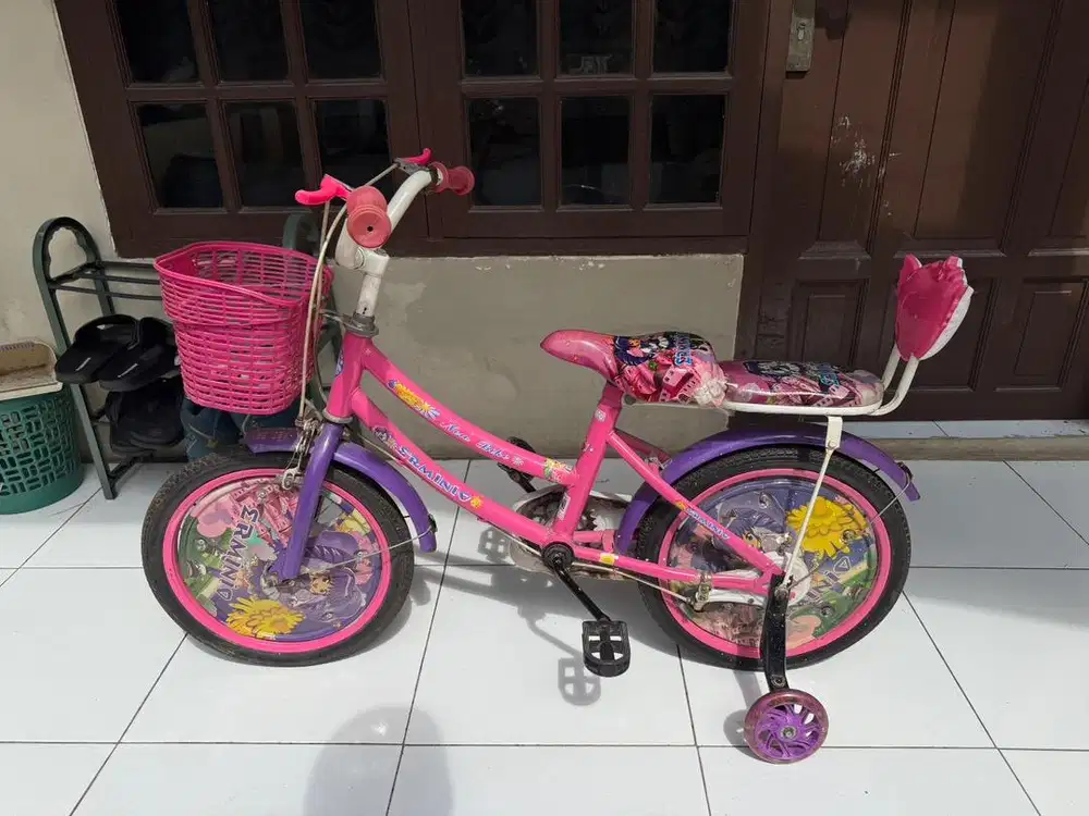 Second sepeda anak perempuan size sedang
