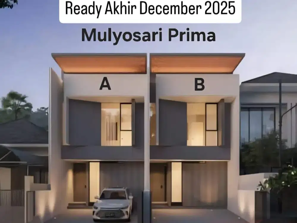 Rumah Baru Mulyosari dkat SUTOREJO, pakuwon City, babatan pantai