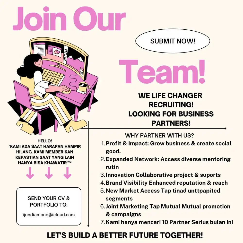 Side hustle looking bisnis partner