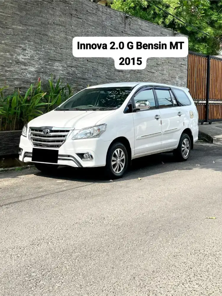 Innova 2.0 G Bensin MT 2015