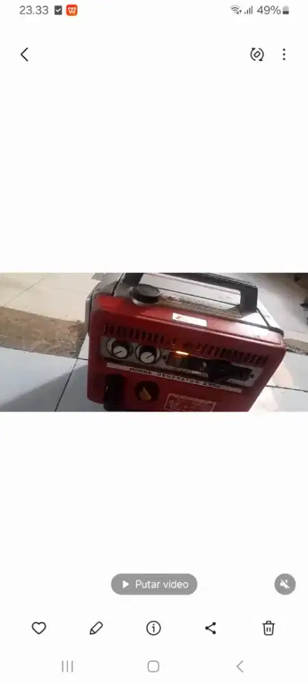 genset honda bekas