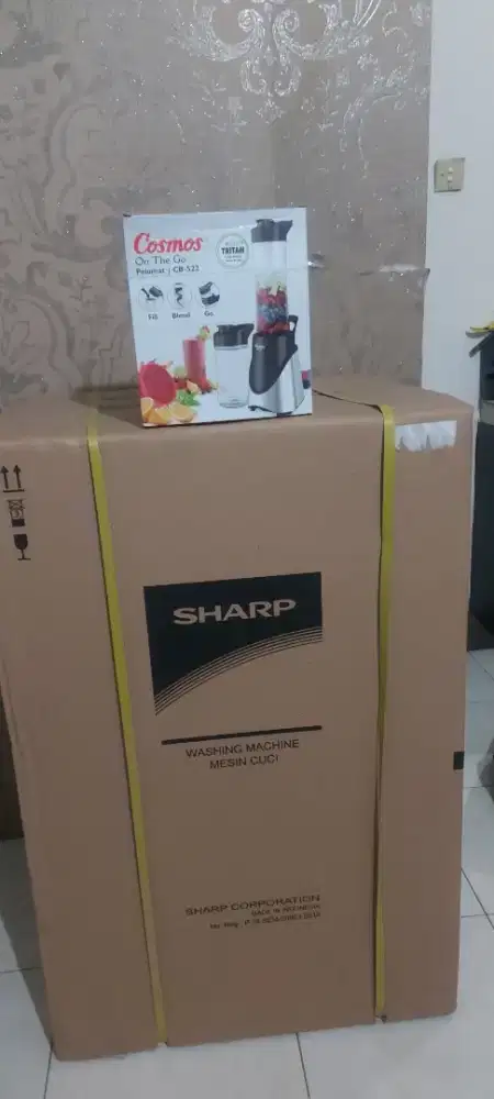 Mesin cuci Baru dan Blender